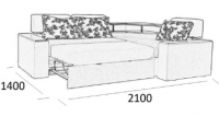 Угловой диван Асти со взаимо-заменяемыми углами ЮТ 
