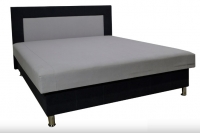 Двуспальна кровать ліжко Ева 160*200 з матрацом на посиленому пружинму блоці Ют