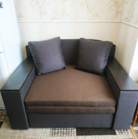 Диван викатний Кубус 120*190 з нішами боковинами 