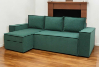 Угловой кутовий диван Аляска (Ейр) ortoped розміром 255*150 см пружинний блок BZ