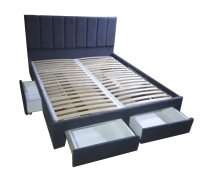 Ліжко кровать Панська 160*200 з 4-ма викатними ящиками для речей VBC