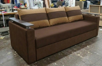 Диван Браво у велюрі антикіготь коричневого кольору