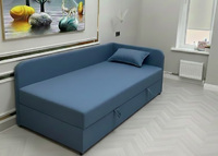 Диван ліжко Ліра посилене ортопедичний матрац BZ