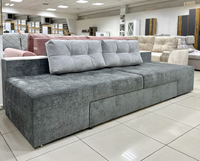 Поворотний диван трансформер Релакс з нішами тумбами BZ