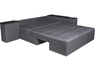 Поворотний диван трансформер Баварія з нішами BZ